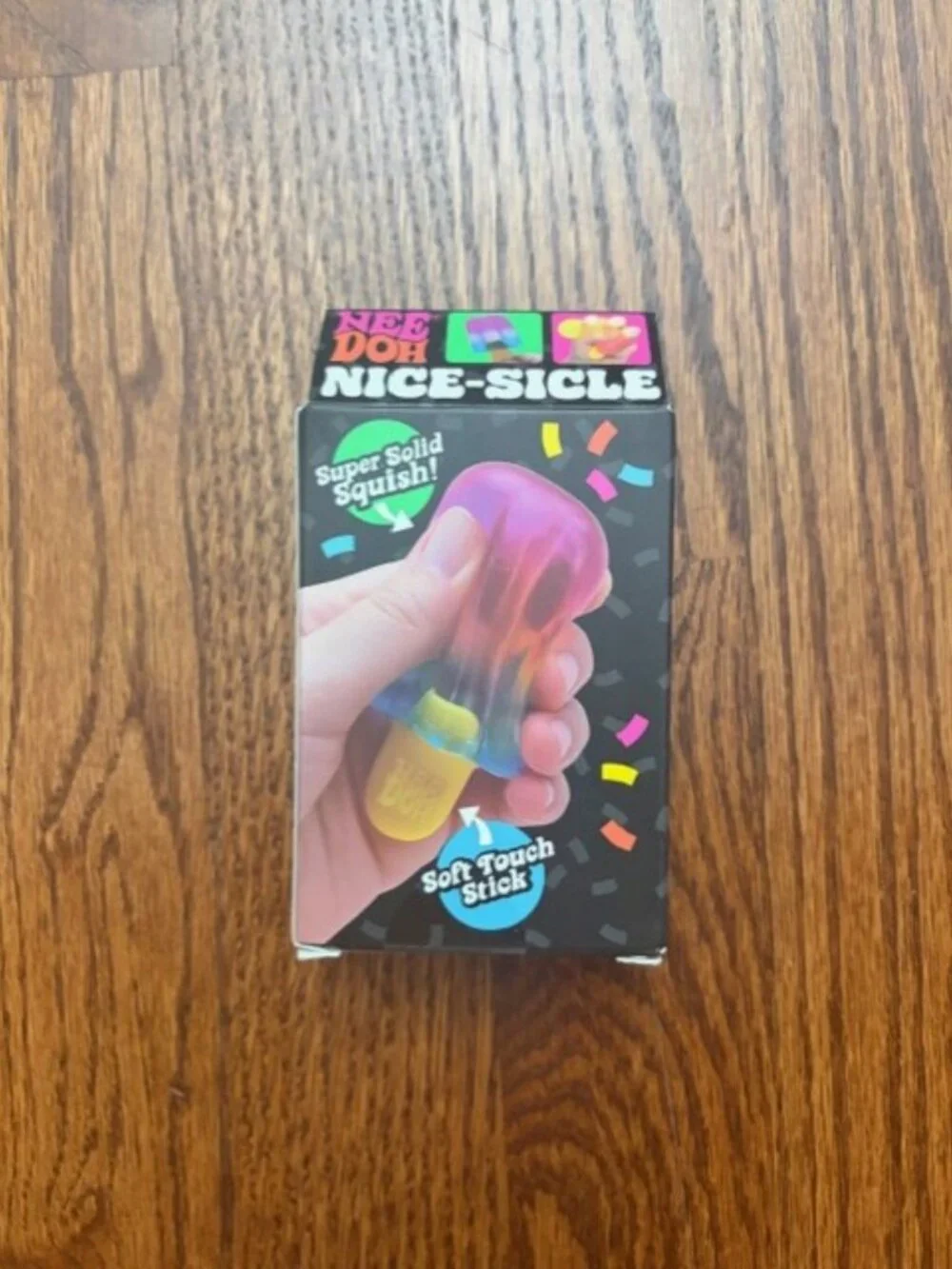 NeeDoh Nice-Sicle Squishy Fidget Toy Purple New Sensory Stress Toy - Picture 3 of 6